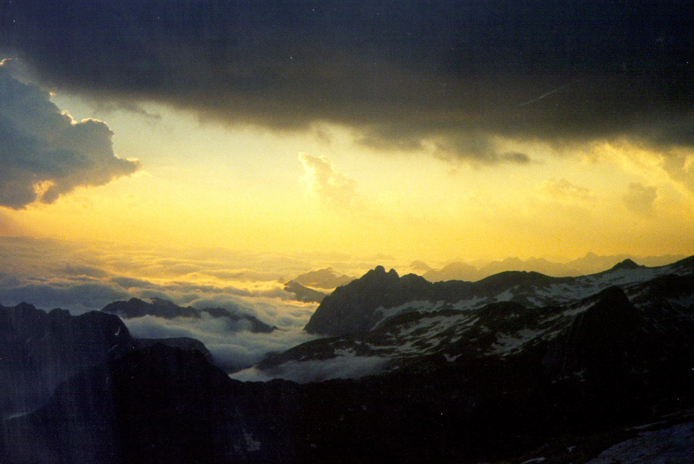 Stormy sunrise